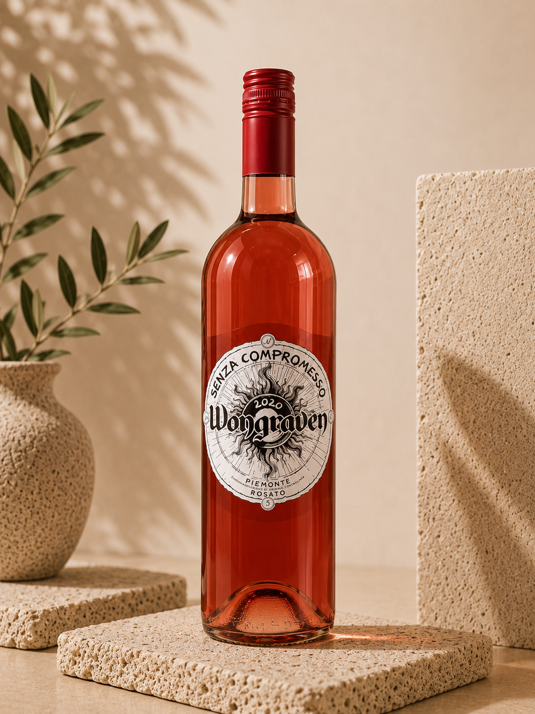 Fles Wongraven Senza Compromesso Piemonte Rosato 2020 — Piemonte