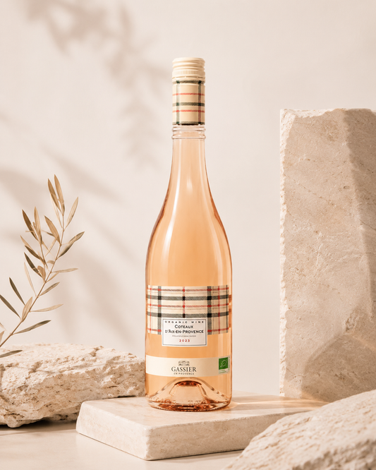Fles Gassier Collection Carreaux Coteaux d'Aix Bio 2023 — Provence, biologisch