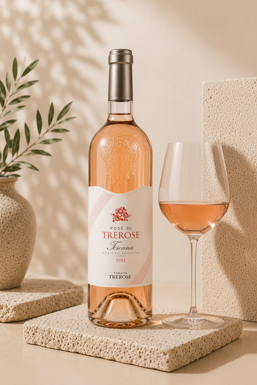 Fles Tenuta Trerose Rosé di Trerose Bio 2023 — Toscane, biologisch